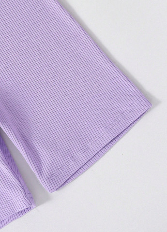 Сиреневый летний комплект (топ, шорты) SHEIN