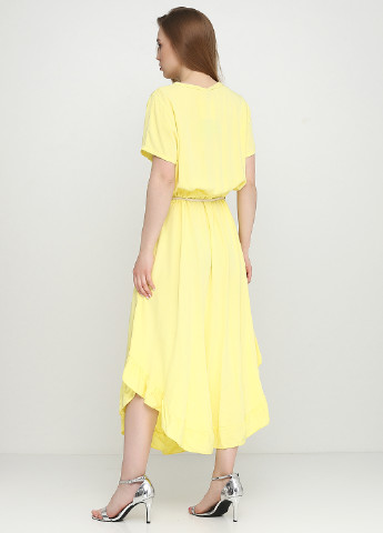 Жовтий кежуал сукня New Line однотонна