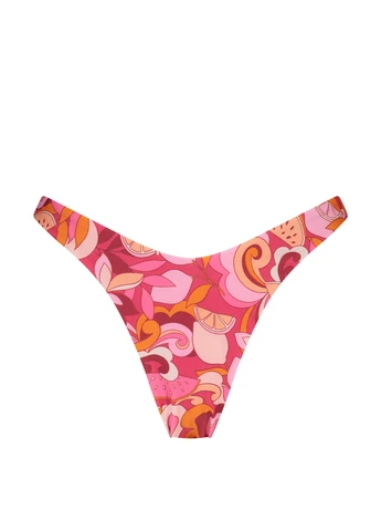 Цветные купальные трусики-плавки с абстрактным узором Hunkemoller