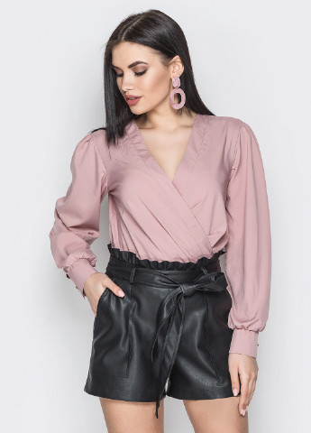 Бледно-розовая демисезонная блуза Larionoff
