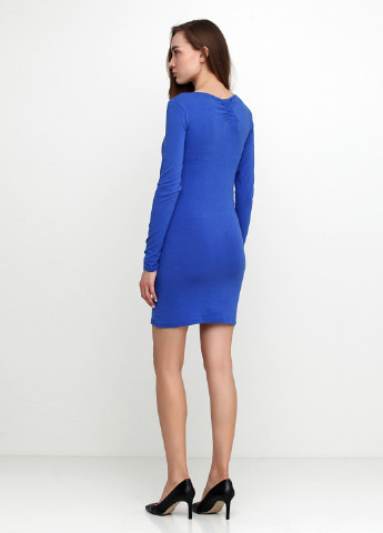 Синее кэжуал платье Minimum однотонное