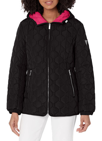 Чорна демісезонна куртка Guess