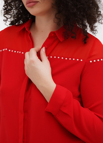 Красная блуза Sassofono