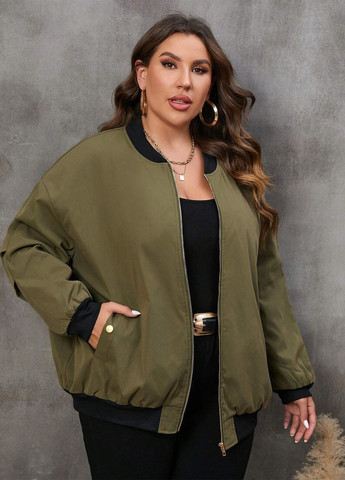 Бомбер Emery Rose на молнии (314946277)