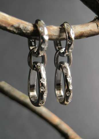 Серьги Silver Flame (354214701)