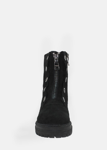 Зимние ботинки rf47662-11 черный Favi из натуральной замши