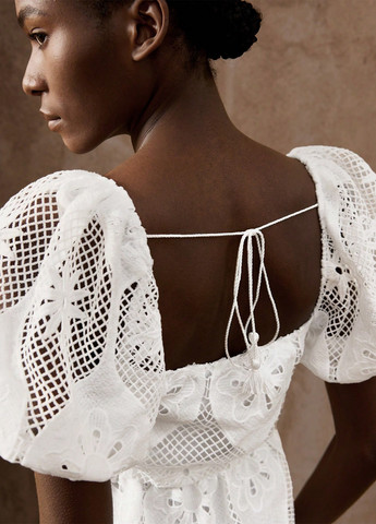 Білий кежуал сукня SHEIN однотонна