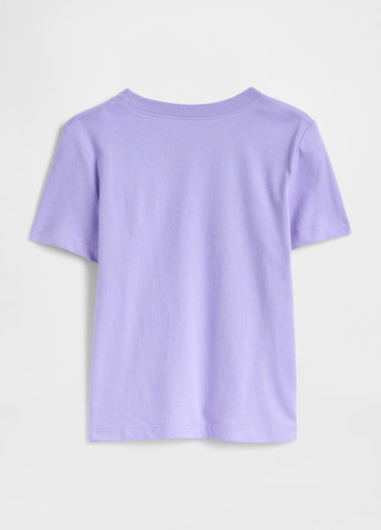 Сиреневая летняя футболка Gap