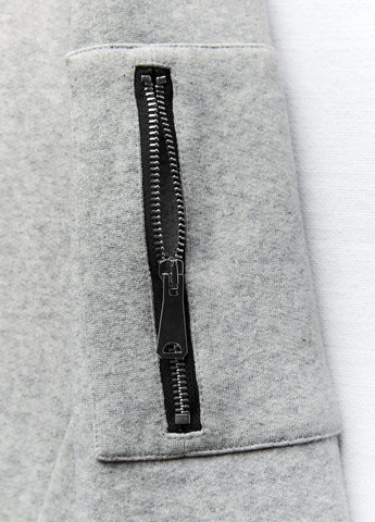 Серый демисезонный Бомбер Zara