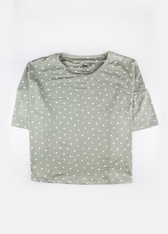 Хаки (оливковая) летняя футболка Primark
