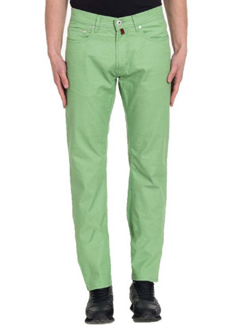 Зеленые джинсы Pierre Cardin