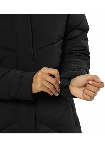 Черный зимний Пуховик Jack Wolfskin