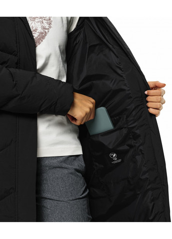 Черный зимний Пуховик Jack Wolfskin