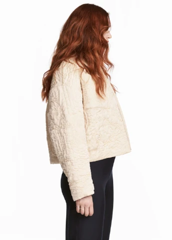 Белая демисезонная куртка H&M