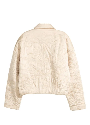 Белая демисезонная куртка H&M