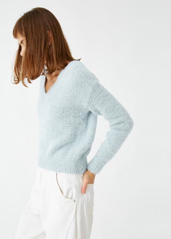 Светло-голубой демисезонный пуловер пуловер KOTON
