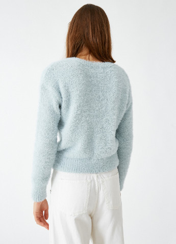 Светло-голубой демисезонный пуловер пуловер KOTON