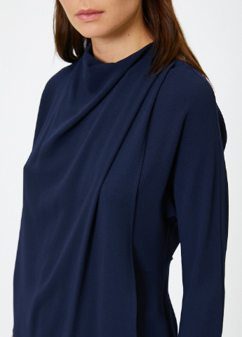 Темно-синяя демисезонная блуза KOTON