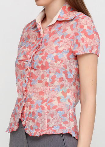 Светло-розовая летняя блуза Stefanie L