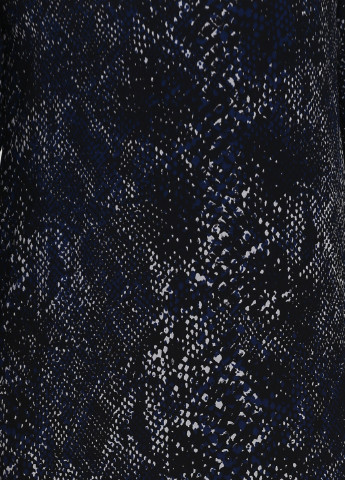 Темно-синее кэжуал платье Zapa с абстрактным узором