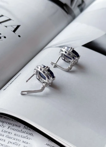 Серьги Silver Flame (295365806)