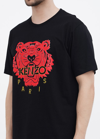 Чорна футболка Kenzo