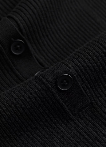 Чорна кежуал сукня поло H&M однотонна