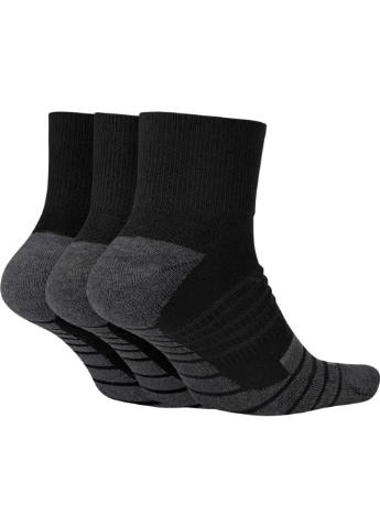 Чорні шкарпетки u nk evry max cush ankle 3pr - sx5549-010 Nike логотипи (254342981)
