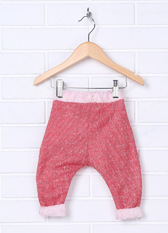 Красные кэжуал летние со средней талией брюки Mini Damla