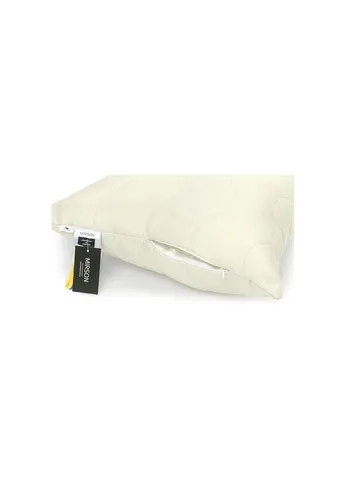 Ковдра Набір шовковий №1689 Eco Light Creamy Ковдра 172х205 + подушка (2200002657020) Mirson (254072248)