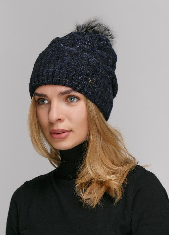 Зимняя теплая женская шапка на флисовой подкладке 550821 Merlini (249643286)
