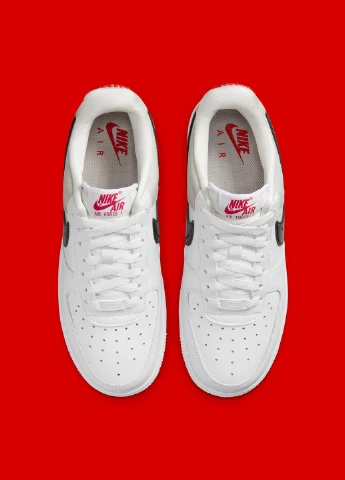 Кросівки Air Force 1 Low "Patent Swoosh" DQ7570-001 Nike Air Force 1 Low "Patent Swoosh" комбіновані демісезони (317262819)