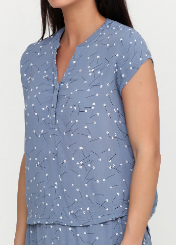 Голубая летняя блуза Minimum