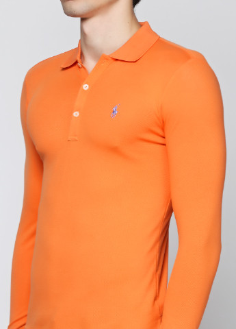 Оранжевая футболка-поло для мужчин Ralph Lauren