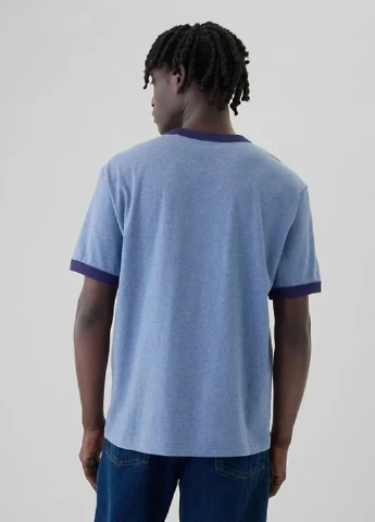 Блакитна футболка Gap
