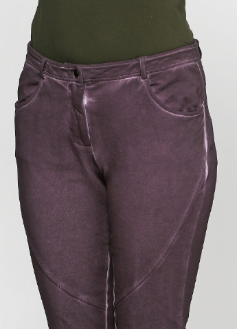 Фиолетовые кэжуал демисезонные зауженные брюки Liebeskind