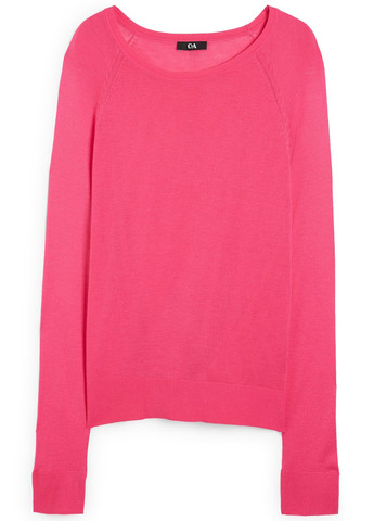 Фуксиновий (колору Фукія) демісезонний джемпер джемпер C&A