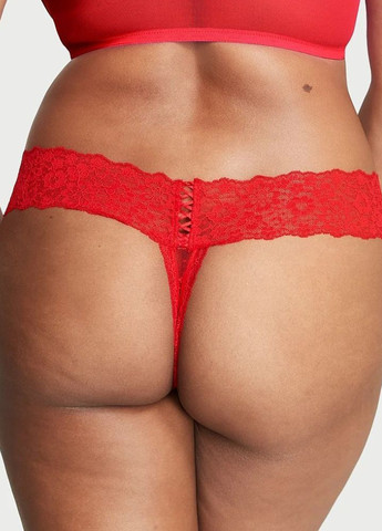 Червоний демісезонний комплект (бюстгальтер, трусики) Victoria's Secret