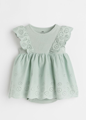 Бирюзовое платье для девочки H&M (253118991)