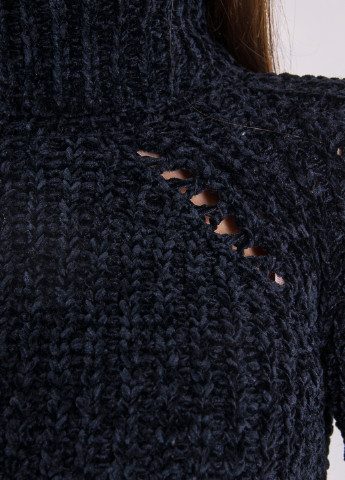 Черный демисезонный свитер Jennyfer