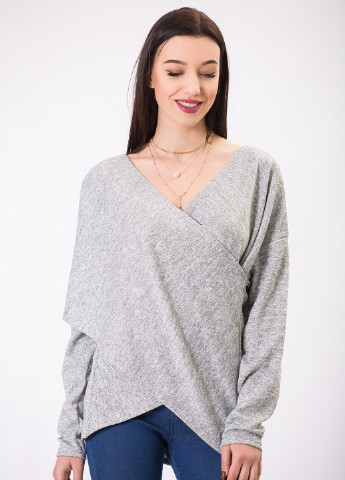 Светло-серый демисезонный пуловер пуловер Garne