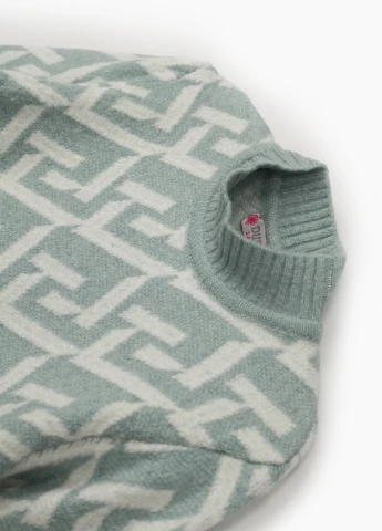 Мятный зимний свитер Safari
