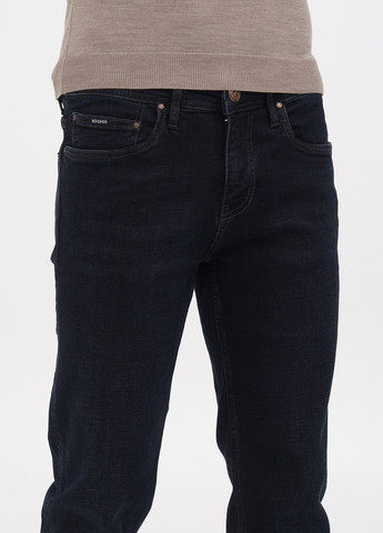 Темно-синие демисезонные регюлар фит джинсы Bogner