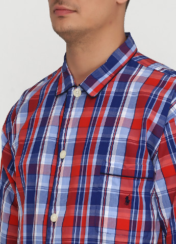 Цветная кэжуал рубашка в клетку Ralph Lauren с коротким рукавом