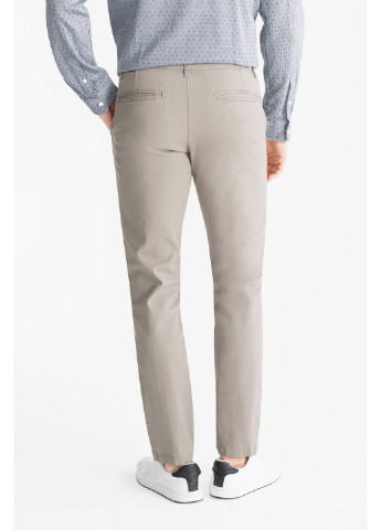 Светло-бирюзовые кэжуал летние брюки C&A