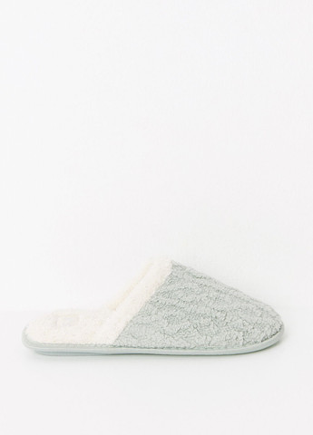 Оливковые тапочки Women'secret с мехом