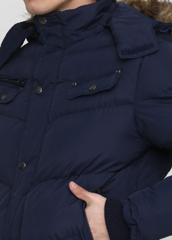 Темно-синяя зимняя куртка Blend