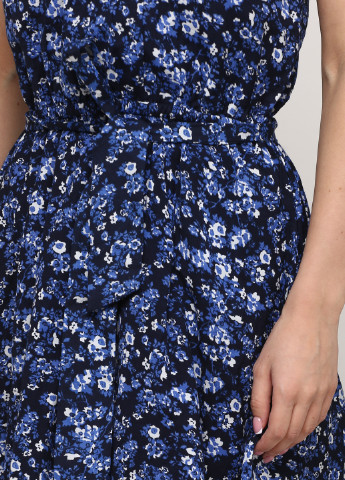 Темно-синее кэжуал платье клеш Jack Wills с цветочным принтом