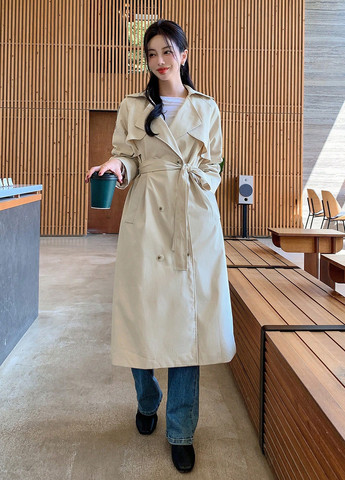 Плащ SHEIN на гудзиках демісезон (333530065)