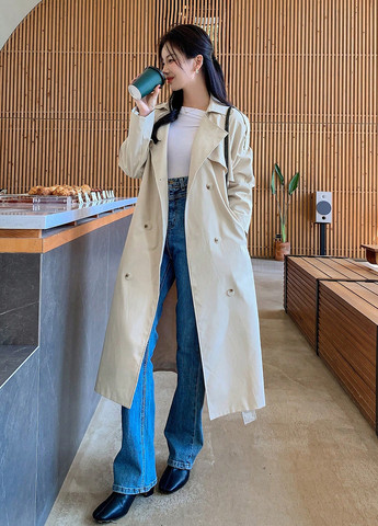 Плащ SHEIN на гудзиках демісезон (333530065)